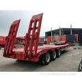 3 Axle Tractor lowbed Semi Trailer Truck